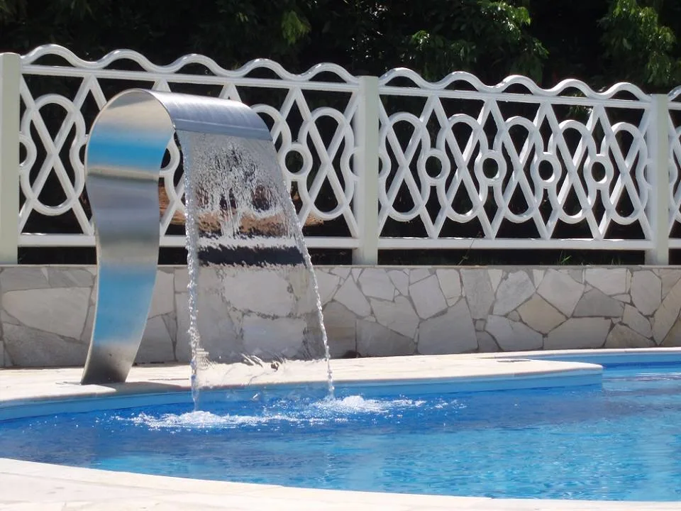 Grade de concreto Mandala.