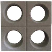 Elemento vazado de concreto Esferas