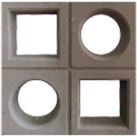 Elemento vazado de concreto Pitágoras