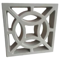 Elemento vazado de concreto Composê