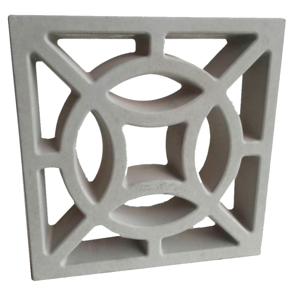 Elemento vazado de concreto Composê