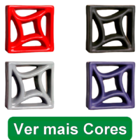 Elemento Vazado Esmaltado Estrela Linha Comercial