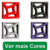 Elemento Vazado Esmaltado Estrela