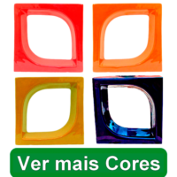Elemento Vazado Esmaltado Pétala Linha Comercial