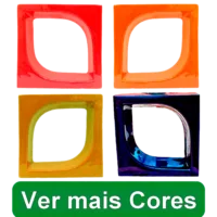 Elemento Vazado Esmaltado Pétala