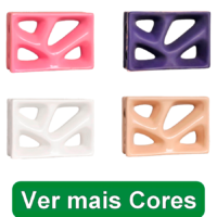 Elemento Vazado Esmaltado Rama Linha Comercial