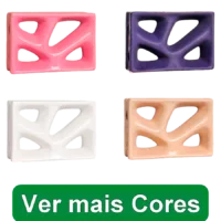 Elemento Vazado Esmaltado Rama Linha Comercial