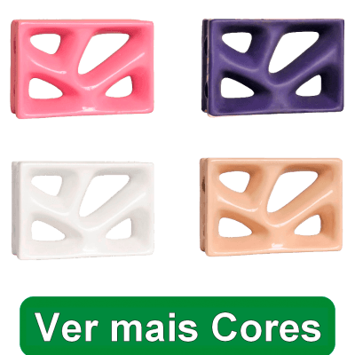 Elemento Vazado Esmaltado Rama Direto da Fábrica.