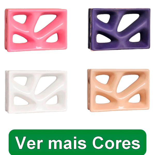Elemento Vazado Esmaltado Rama