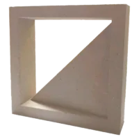 Elemento vazado de concreto Pirâmide