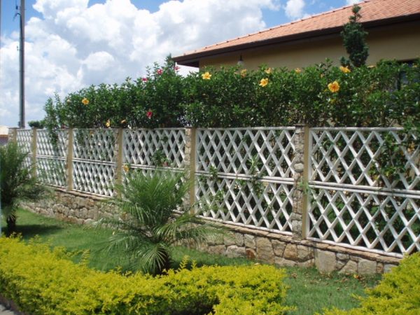 Grade de concreto Losango