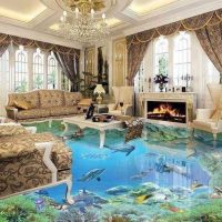 Porcelanato Líquido Desenhado Oceano 3D