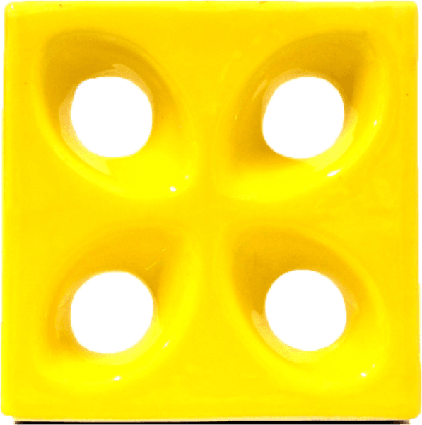 Cobogós Elementos Vazados Esmaltados Modelo Mini Folha