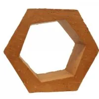 Elemento Vazado Cerâmico Rústico Alveare