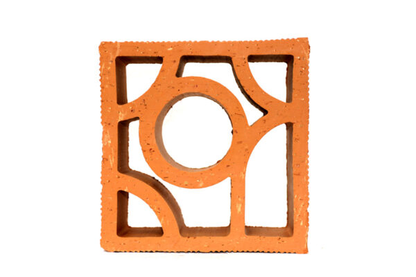 Elemento Vazado Cerâmico Linha Orgânica (Kit 4 peças) - Imagem 2