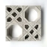 Cobogó de concreto Árabe BA