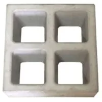 Elemento vazado de concreto Nicho 4 Furos BA
