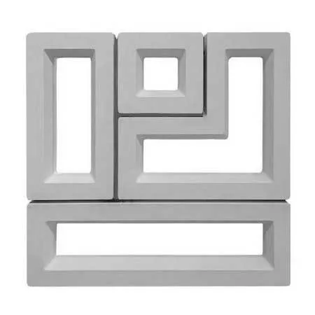 DOUBLE FACED PUZZLE 404ピース Elemento vazado de concreto Puzzle Dupla Face - Direto da Fábrica.