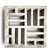 Elemento vazado de concreto Taco Chinês BA