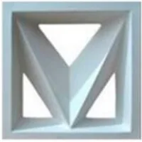 Elemento vazado de concreto Vértice Dupla Face BA