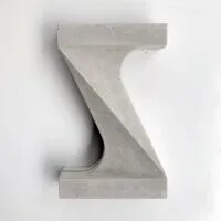 Elemento vazado de concreto Z Dupla Face BA